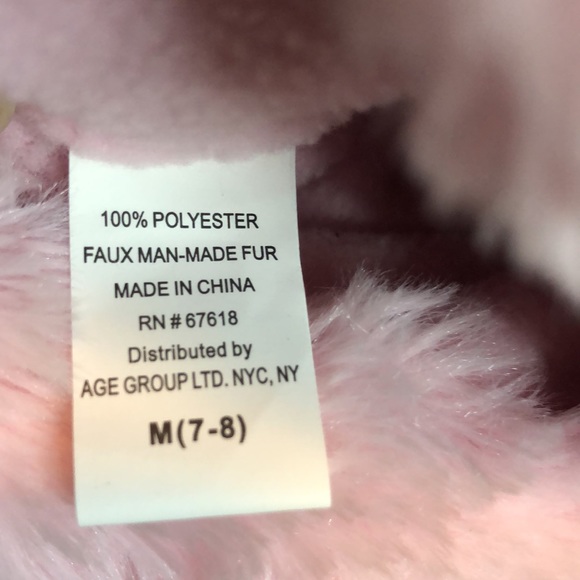 NWOT VERY SOFT SLIPPERS. PINK AND GRAY - Picture 3 of 6